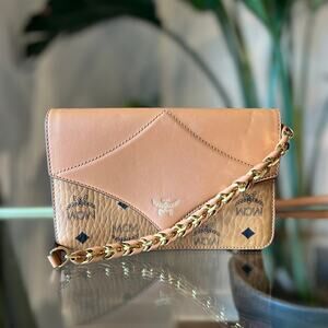 MCM Diamond Mini Visetos Crossbody